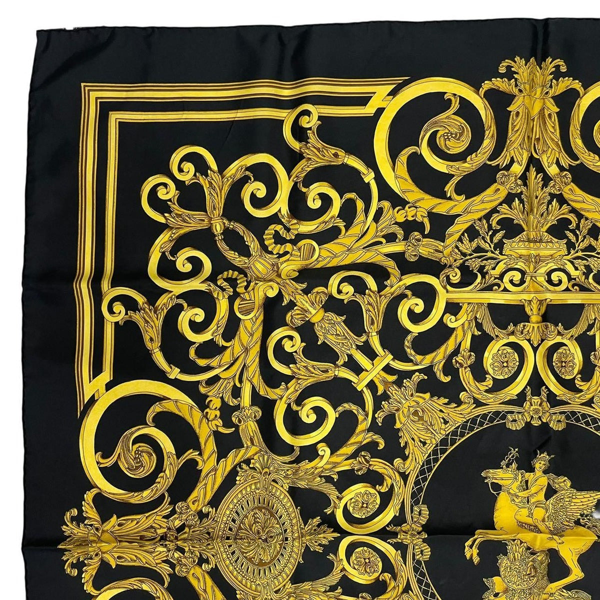 Hermes Scarf Carre 90 les Tuileries Jardin Des Bandana Silk — view 3