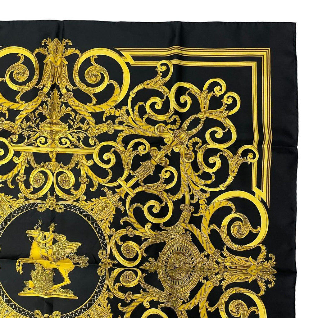 Hermes Scarf Carre 90 les Tuileries Jardin Des Bandana Silk — view 4