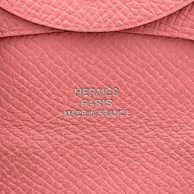 Hermes Coin Case Bastia Pink Purse — view 2