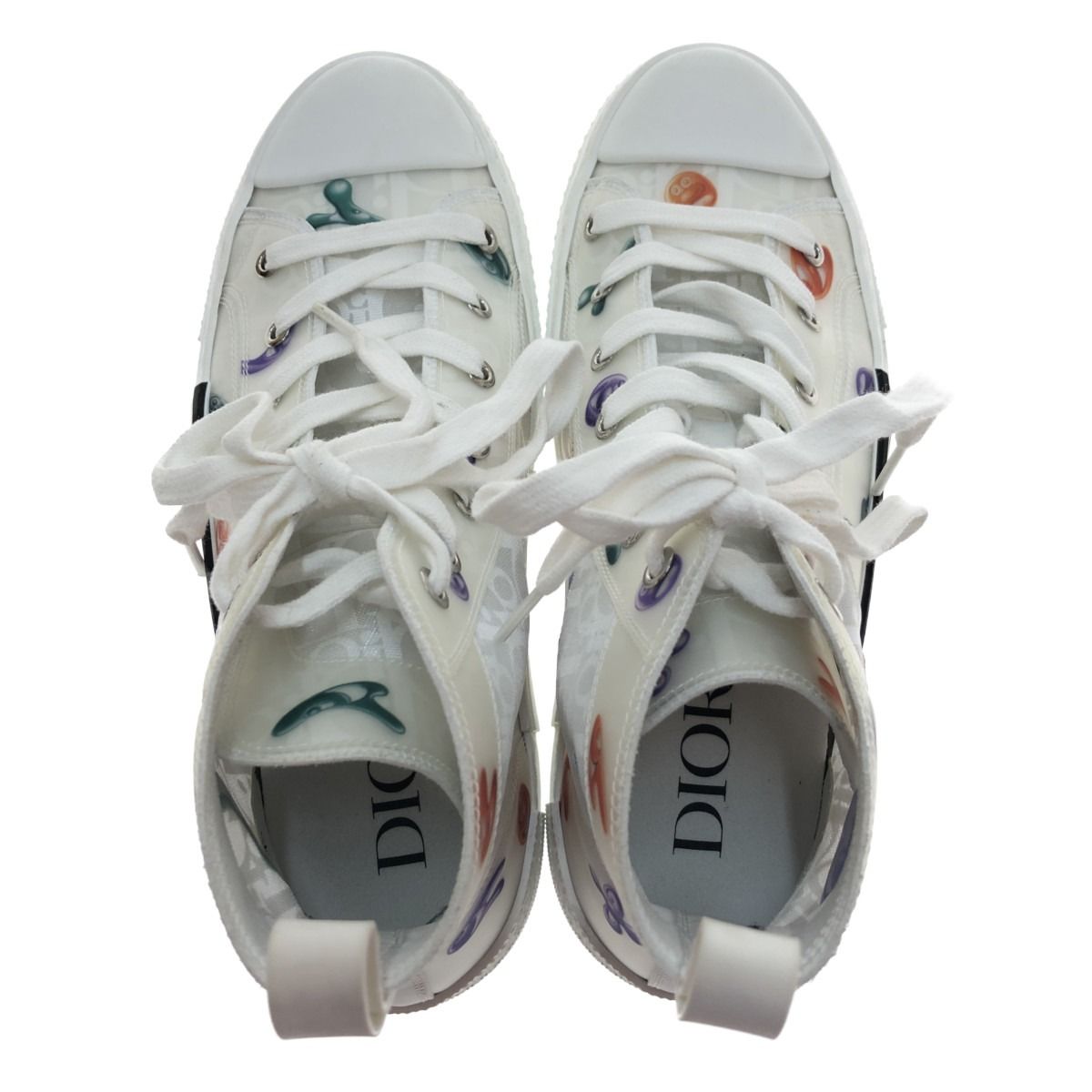 Christian Dior Shoes Sneakers High Cut 40 Kenny Scharf White — view 3
