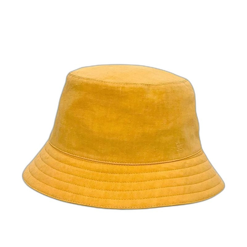 Hermes Bucket Hat Orange Yellow Cleaned