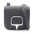 Hermes Shoulder Bag Della Cavalleria Mini Black Leather