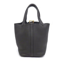 Hermes Handbag Picotin Lock PM Dark Bronze Taurillon Clemence