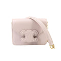 Celine Triomphe Chain Shoulder Bag Leather Pink Gold