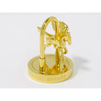 Hermes Pegasus Cadena Charm Pendant Top Gold Plated — view 4