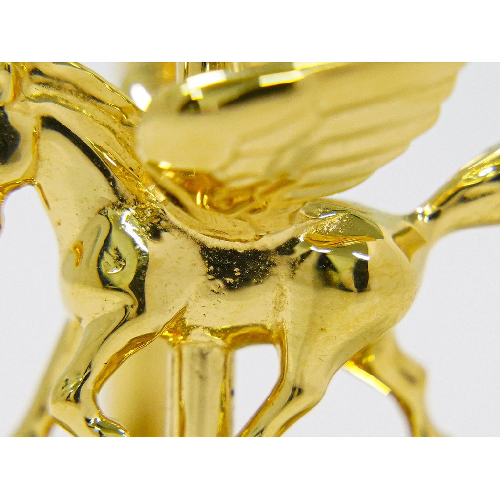 Hermes Pegasus Cadena Charm Pendant Top Gold Plated — view 6