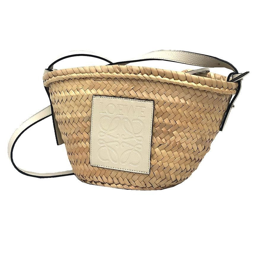 Loewe Basket Shoulder Bag White