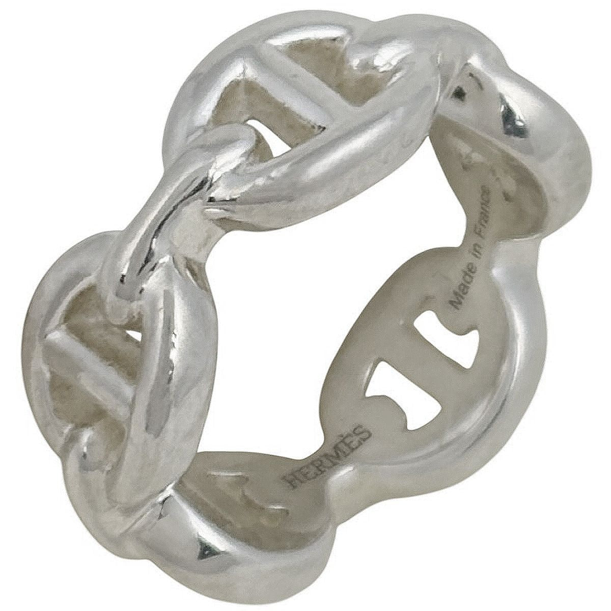 Hermes Chaine D'ancre PM Ring Silver