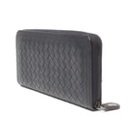 Bottega Veneta Zip Around Wallet Navy — view 3