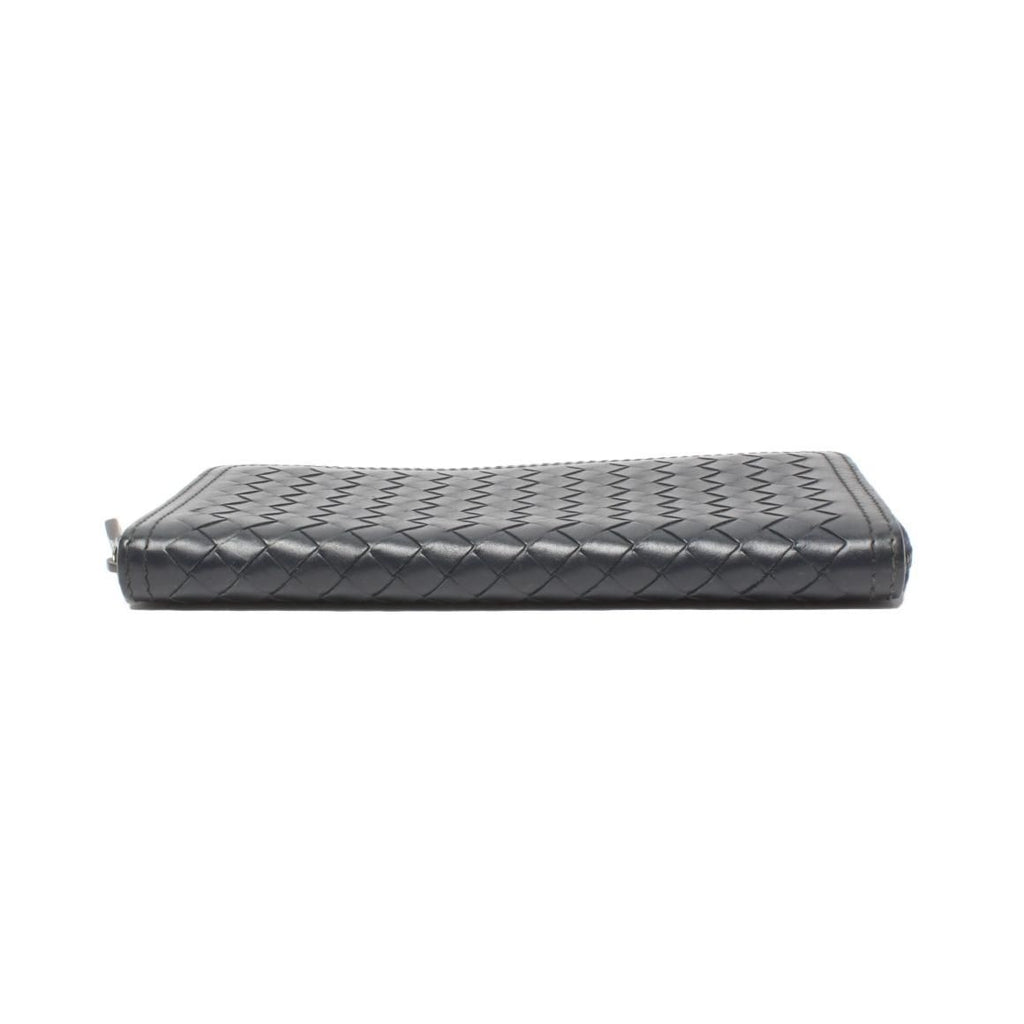 Bottega Veneta Zip Around Wallet Navy — view 4