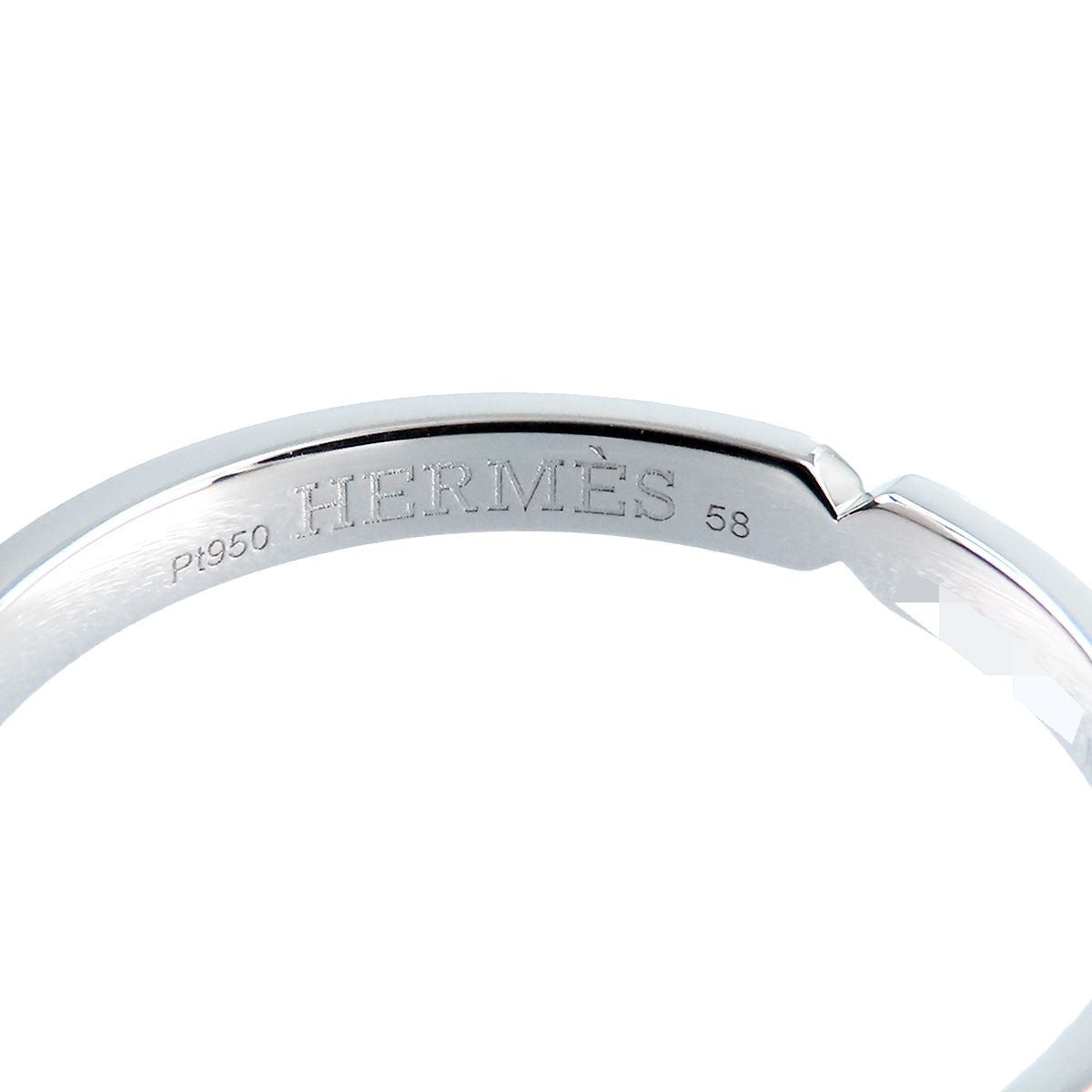 Hermes Ever Kelly Ring Platinum Wedding Marriage 58 — view 5