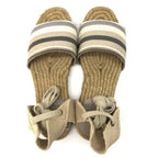 Hermes Espadrille Sandals 39 Blue — view 4