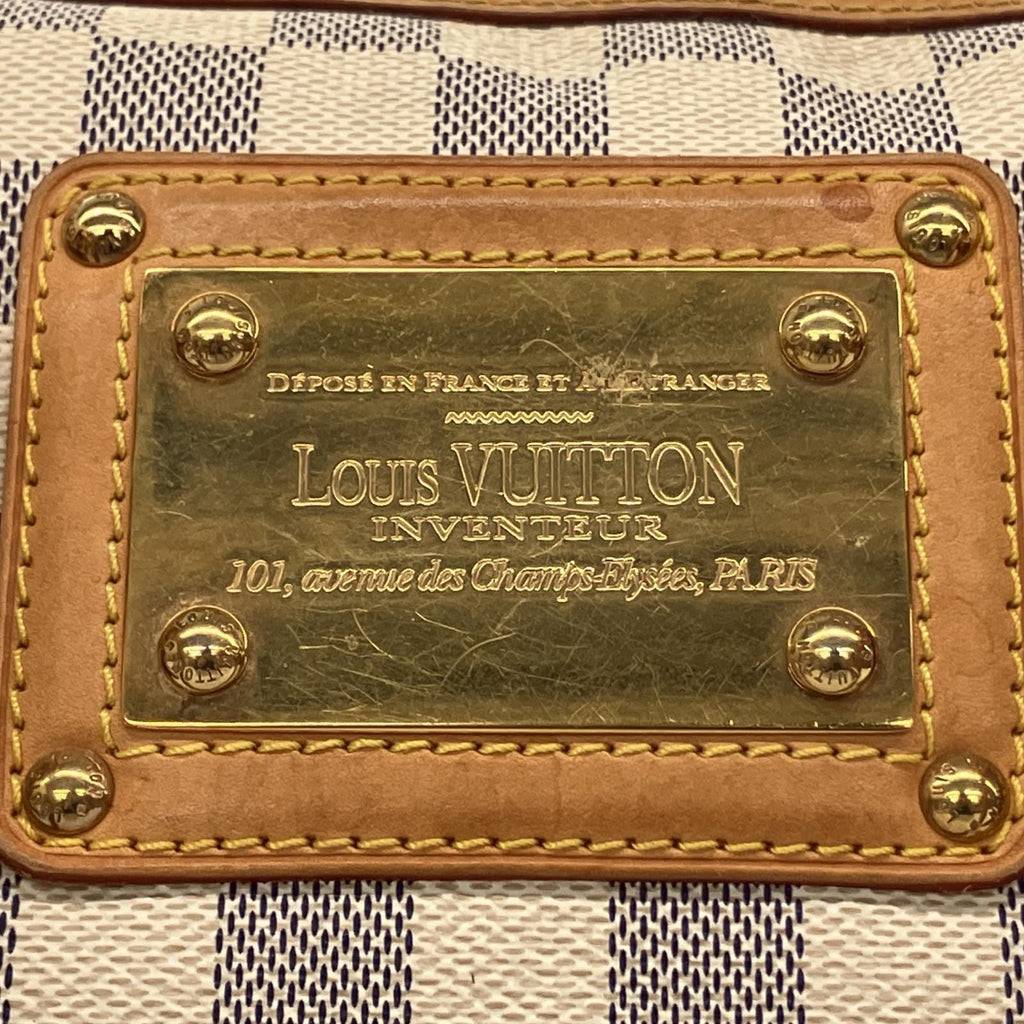 Louis Vuitton Mini Boston Bag Damier Azur Berkeley Gray White — view 2