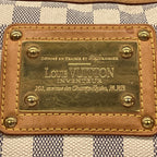 Louis Vuitton Mini Boston Bag Damier Azur Berkeley Gray White — view 2