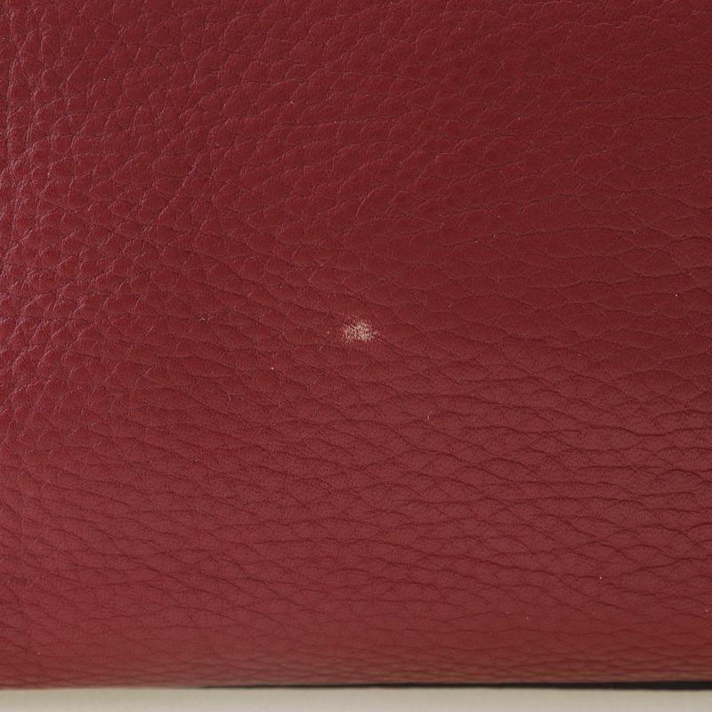 Loewe 2-Way Shoulder PIEL Vacuna Cowhide 318.32 C86 Leather Red Handbag — view 7