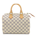 Louis Vuitton Speedy 25 Boston Bag Azur Damier Canvas