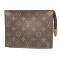 Louis Vuitton Monogram Poche Toilette 19 Brown Pouch 0581