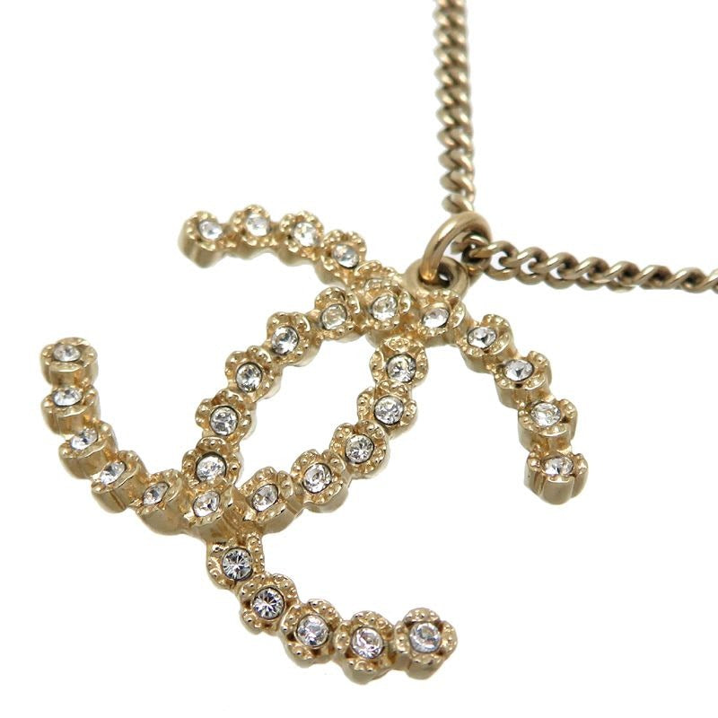 Chanel Coco Mark Rhinestone Necklace — view 2