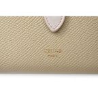Celine Wallet Bifold Mini Strap Bicolor Terracotta Light Pink — view 3