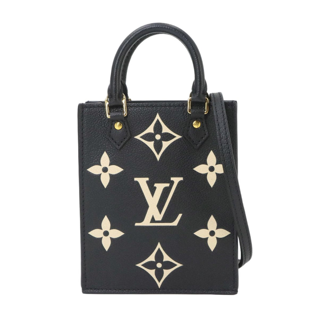 Louis Vuitton Bicolor Monogram Empreinte Petite Sac Plat 2-Way Hand Bag