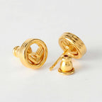 Fendi Earrings F Is Soft White Gold — view 5