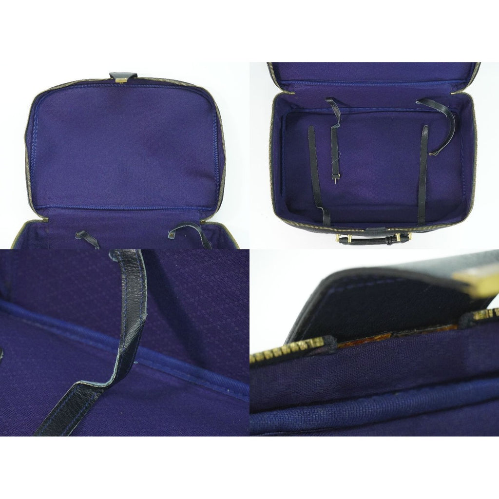 Gucci Vintage Sherry Line Shoes Handbag Navy Shelly Bag — view 8