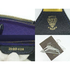 Gucci Vintage Sherry Line Shoes Handbag Navy Shelly Bag — view 9