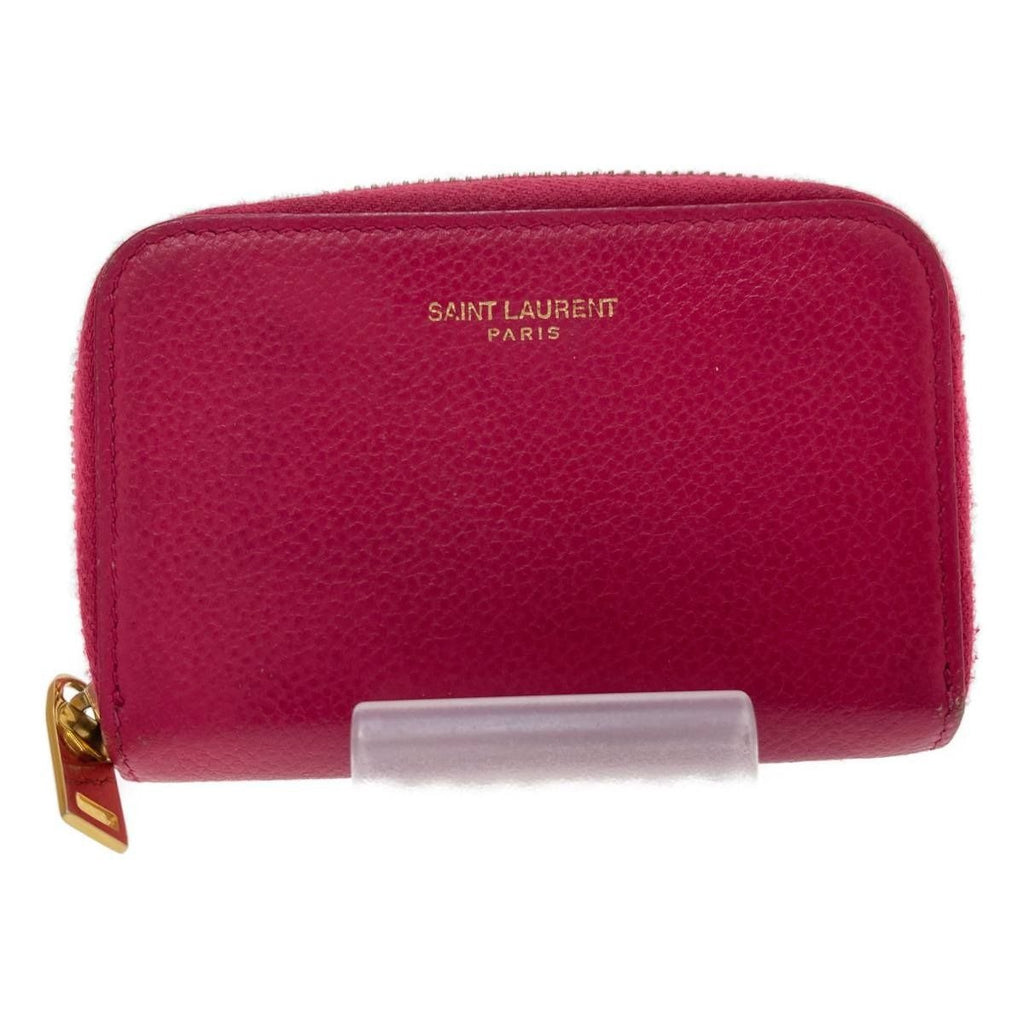 Yves Saint Laurent Coin Card Case Round Zipper
