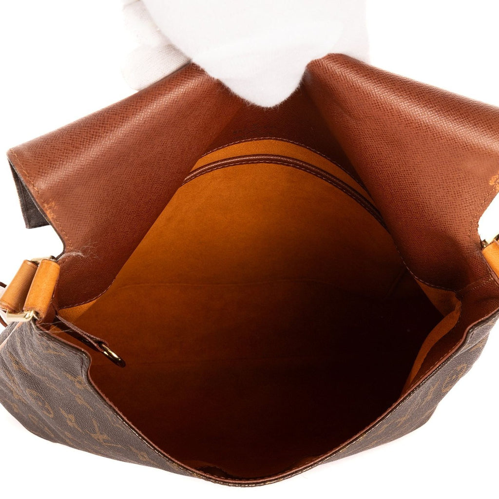 Louis Vuitton Musette Salsa Long Strap Brown Monogram Canvas Shoulder Bag — view 9