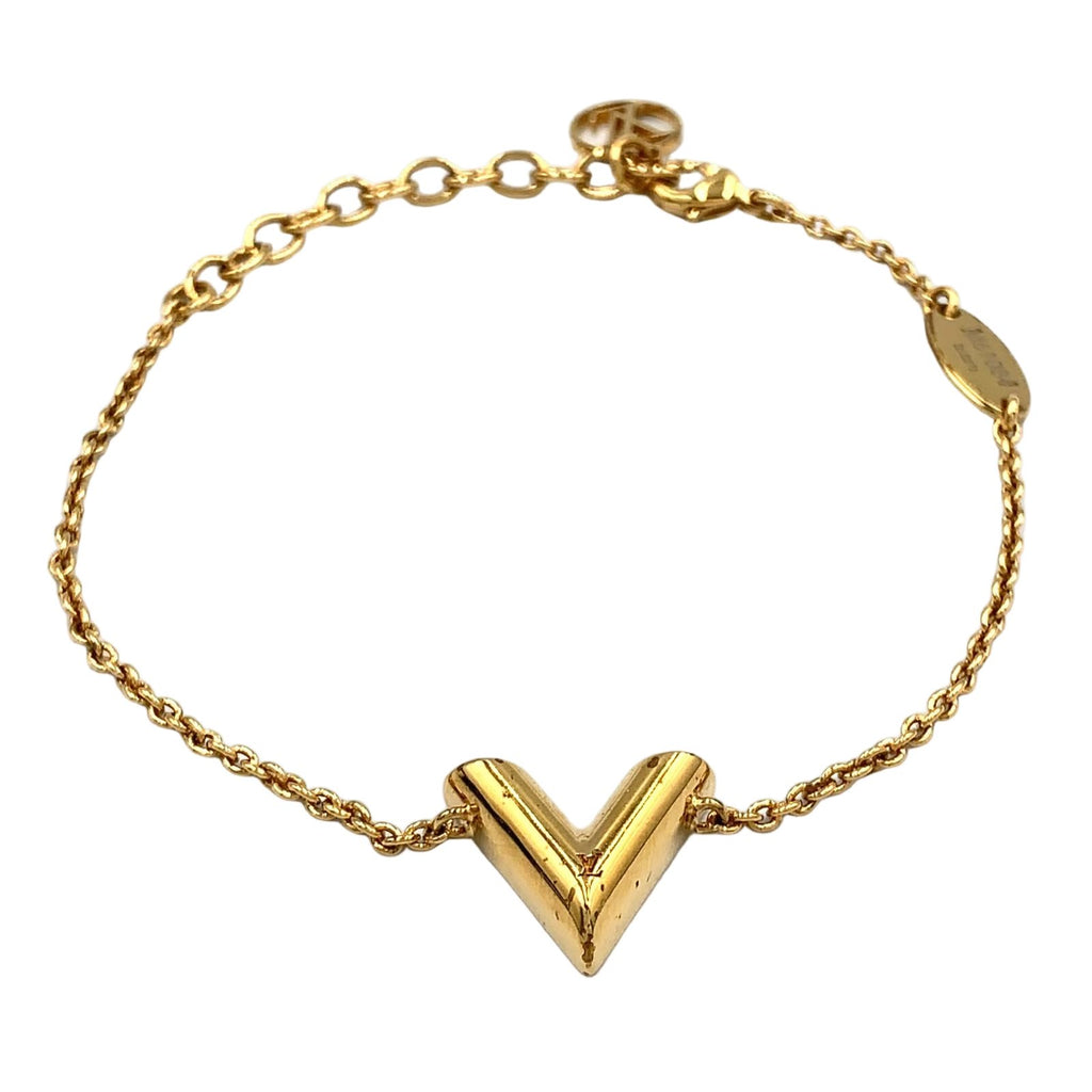 Louis Vuitton Essential Metal Gold Bracelet