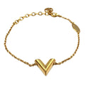 Louis Vuitton Essential Metal Gold Bracelet
