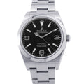 Rolex Number Watch Black Dial
