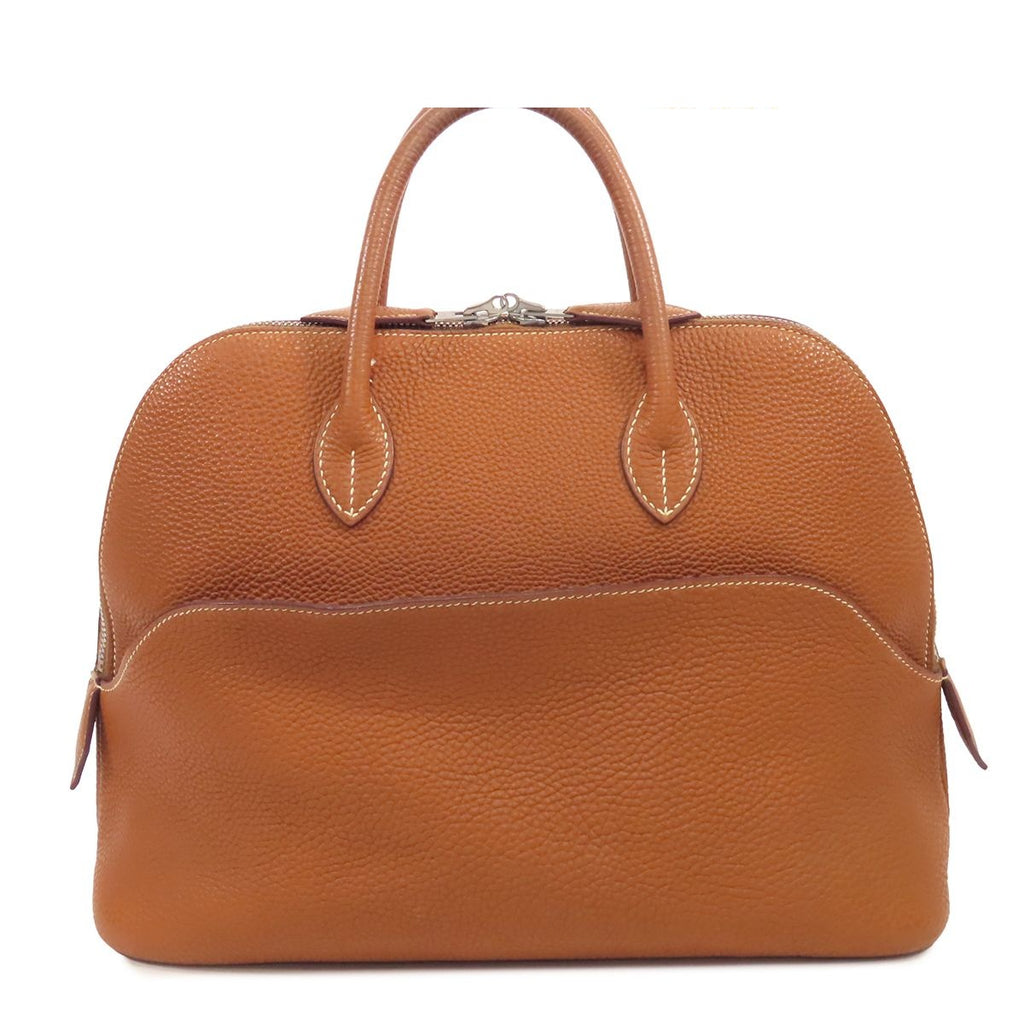 Hermes Bolide 1923 30 Gold Silver Togo Handbag