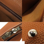 Hermes Bolide 1923 30 Gold Silver Togo Handbag — view 8