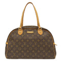 Louis Vuitton Boston Bag Montorgueil GM Monogram Canvas Gold Brown