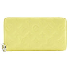 Louis Vuitton Zippy Wallet Coussin Lambskin Smiley Yellow Long