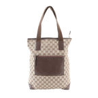 Gucci GG Canvas 019 Leather Tote Shoulder Business Document