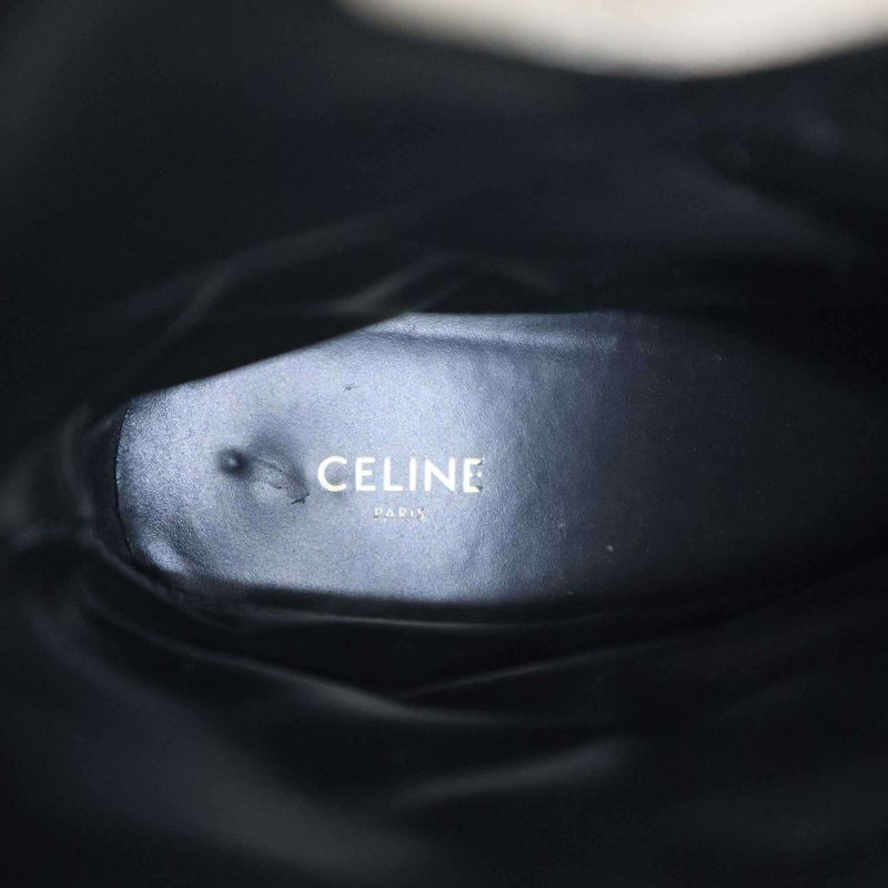Celine 22 AW Metal Toe Cap Western Middle Boots Ivory 41 — view 6