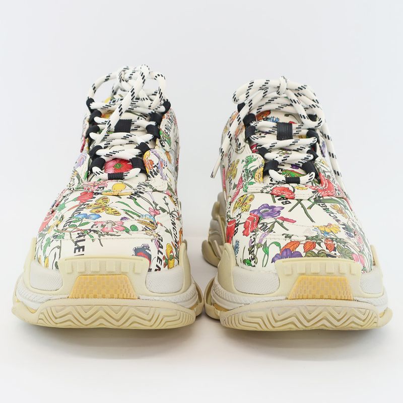Gucci Balenciaga Hakka Project Triple S Flora Print Size — view 5