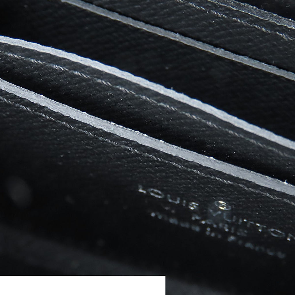 Louis Vuitton Black Taiga Zippy Coin Purse — view 5