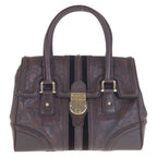 Gucci Guccissima Brown Gold Leather Handbag