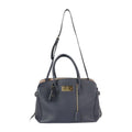 Louis Vuitton Mila MM Handbag Taurillon Leather Blue Marine