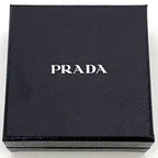 Prada Hairpin Red Silver 1 If051 Metal — view 9