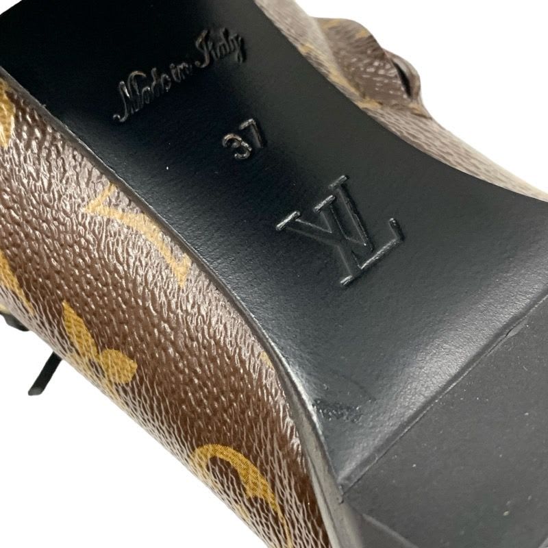 Louis Vuitton Star Trail Line Monogram Boots Short Shoes Leather Brown — view 8