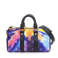 Louis Vuitton Shoulder Bag Keepall XS Multicolor Monogram Sunset Black Leather
