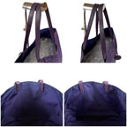 Bottega Veneta Intrecciato Print Tote Reversible Purple Illusion — view 6