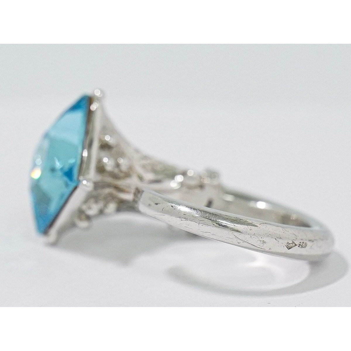 Dior Logo Bluestone 925 Ring Silver — view 2