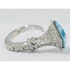 Dior Logo Bluestone 925 Ring Silver — view 5