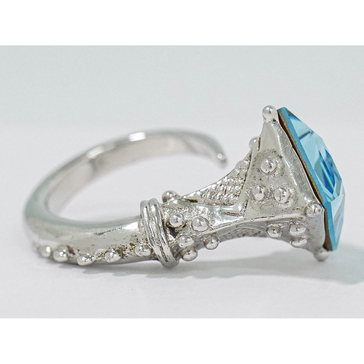 Dior Logo Bluestone 925 Ring Silver — view 5