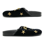 Gucci Sandals Horsebit Bi-bk Black Size 35 Embroidery — view 3